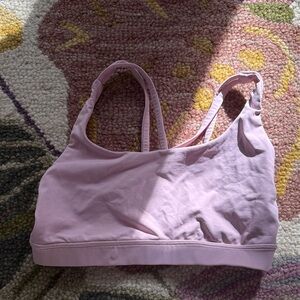 Lululemon Light Pink Energy Sports Bra